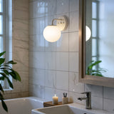 Louis Parisian Globe Metal/Frosted Glass Modern Contemporary LED Vanity