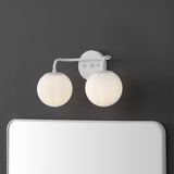 Louis Parisian Globe Metal/Frosted Glass Modern Contemporary LED Vanity