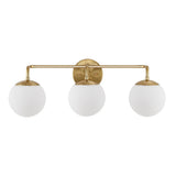 Louis Parisian Globe Metal/Frosted Glass Modern Contemporary LED Vanity