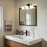 Louis Parisian Globe Metal/Frosted Glass Modern Contemporary LED Vanity
