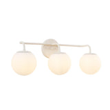 Louis Parisian Globe Metal/Frosted Glass Modern Contemporary LED Vanity