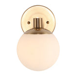 Modernist Globe Metal/Frosted Glass Modern Contemporary LED Vanity