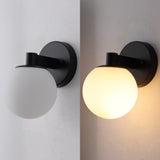 Modernist Globe Metal/Frosted Glass Modern Contemporary LED Vanity