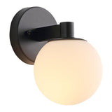 Modernist Globe Metal/Frosted Glass Modern Contemporary LED Vanity