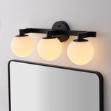 Modernist Globe Metal/Frosted Glass Modern Contemporary LED Vanity