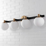 Modernist Globe Metal/Frosted Glass Modern Contemporary LED Vanity
