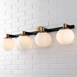 Modernist Globe Metal/Frosted Glass Modern Contemporary LED Vanity