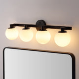 Modernist Globe Metal/Frosted Glass Modern Contemporary LED Vanity