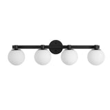 Modernist Globe Metal/Frosted Glass Modern Contemporary LED Vanity