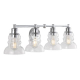 Manhattan Vintage Metal/Glass Industrial Rustic LED Vanity