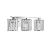 Coco Prism Vintage Metal/Glass Classic Glam LED Vanity Light - JONATHAN Y