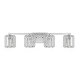 Coco Prism Vintage Metal/Glass Classic Glam LED Vanity Light