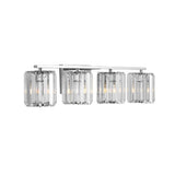 Coco Prism Vintage Metal/Glass Classic Glam LED Vanity Light