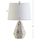 Isabella 21" Seashell LED Table Lamp - JONATHAN Y