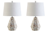 Isabella 21" Seashell LED Table Lamp - JONATHAN Y