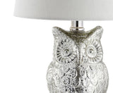 Night Owl 19" Glass/Crystal LED Table Lamp - JONATHAN Y