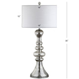 Madeline 35" Curved Glass LED Table Lamp - JONATHAN Y