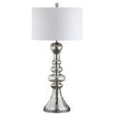 Madeline 35" Curved Glass LED Table Lamp - JONATHAN Y