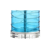 Cole 27.5" Modern Fused Glass Cylinder LED Table Lamp - JONATHAN Y