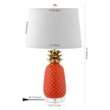 Pineapple 23" Ceramic LED Table Lamp