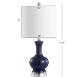 Cox 22" Glass/Metal LED Table Lamp Set 2