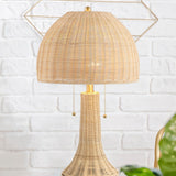 Joanie 22" Bohemian Rustic Iron LED Table Lamp