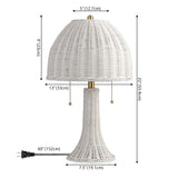 Joanie 22" Bohemian Rustic Iron LED Table Lamp
