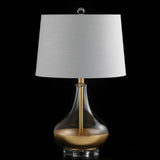 West 24.5" Glass LED Table Lamp - JONATHAN Y