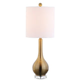 Dylan 25" Metal/Crystal Teardrop LED Table Lamp - JONATHAN Y