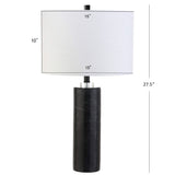 Brooks 27" Marble/Crystal LED Table Lamp - JONATHAN Y
