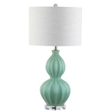 Faye 28" Glass LED Table Lamp - JONATHAN Y