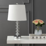 Kevin 22" Glass/Metal LED Table Lamp - JONATHAN Y