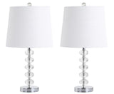Kevin 22" Glass/Metal LED Table Lamp - JONATHAN Y