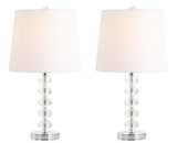 Kevin 22" Glass/Metal LED Table Lamp - JONATHAN Y