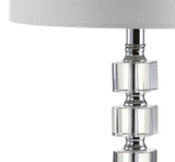 Barnard 22" LED Crystal/Metal Table Lamp - JONATHAN Y