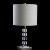 Barnard 22" LED Crystal/Metal Table Lamp - JONATHAN Y