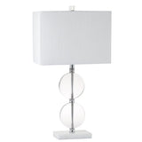 Richard 26" Crystal/Marble LED Table Lamp - JONATHAN Y