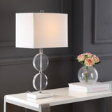 Richard 26" Crystal/Marble LED Table Lamp - JONATHAN Y