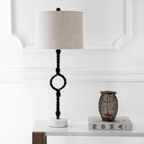 Mercer 32.5" Metal/Marble LED Table Lamp - JONATHAN Y