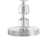 Cary 27.5" Modern Stacked Crystal/Metal LED Table Lamp - JONATHAN Y