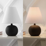 Asher 18.25" Minimalist Scandinavian Resin/Iron Gourd LED Table Lamp - JONATHAN Y