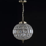 Georgina Crystal/Metal LED Pendant - JONATHAN Y