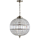 Georgina Crystal/Metal LED Pendant - JONATHAN Y