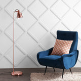 Brandon 57" Metal Task LED Floor Lamp - JONATHAN Y