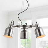 Liam 20" Metal LED Chandelier - JONATHAN Y