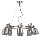 Liam 20" Metal LED Chandelier - JONATHAN Y