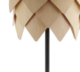 Simon 63" Pinecone Wood/Metal LED Floor Lamp - JONATHAN Y