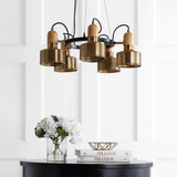 Gallery Adjustable Spotlight Metal LED Chandelier - JONATHAN Y