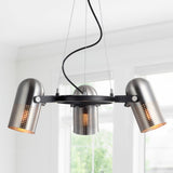Loki 22" Adjustable Metal LED Chandelier - JONATHAN Y