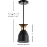 Edison Metal LED Pendant - JONATHAN Y
